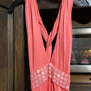 Versace gown beaded sequin mirror embellishments